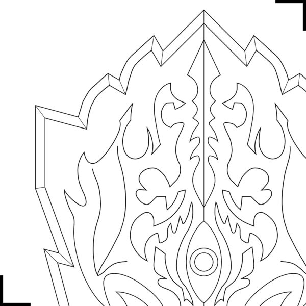 [Pattern] Rising of the Shield Hero – Naofumi Rage Shield Cosplay Pattern